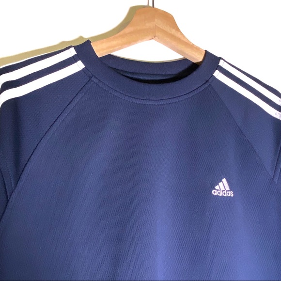 90’s Vintage Adidas Pull Over in Navy - Picture 4 of 8